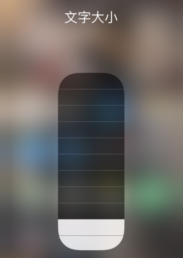 石林苹果手机维修分享小技巧：在 iPhone 控制中心快速调节字体大小 